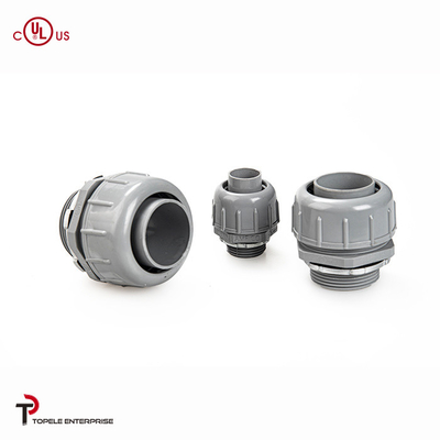 1/2&quot; 3/4&quot; 1&quot; Konektor Lurus Konduit Cair Ketat Fleksibel Dengan PVC