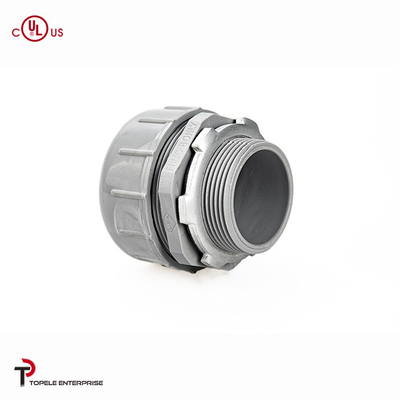 1/2&quot; 3/4&quot; 1&quot; Konektor Lurus Konduit Cair Ketat Fleksibel Dengan PVC