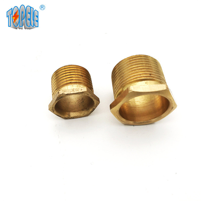 Tipe Panjang / Pendek Male Threaded Brass Hexagon Bush 15mm 20mm 25mm