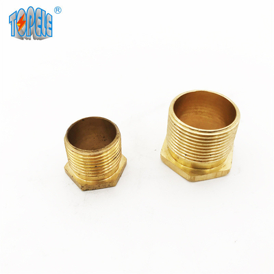 Tipe Panjang / Pendek Male Threaded Brass Hexagon Bush 15mm 20mm 25mm