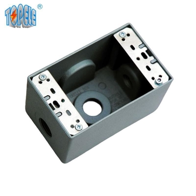 UL Listed 4*2 Aluminium One Gang Device Weatherproof Outlet Box Grey