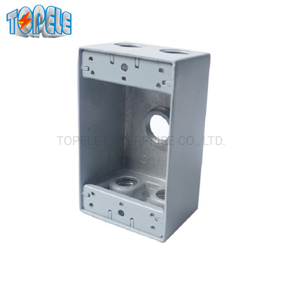 UL Listed 4*2 Aluminium One Gang Device Weatherproof Outlet Box Grey