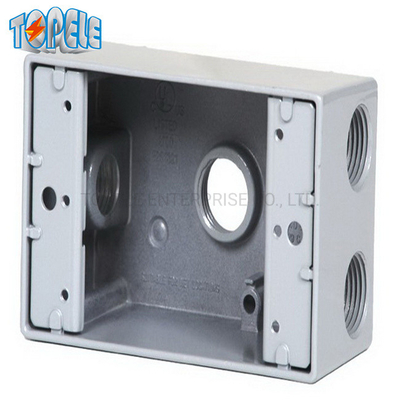 UL Listed 4*2 Aluminium One Gang Device Weatherproof Outlet Box Grey