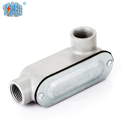 Lr/Ll/C/T/Lb Threaded Rigid Aluminium Conduit Body With Cover