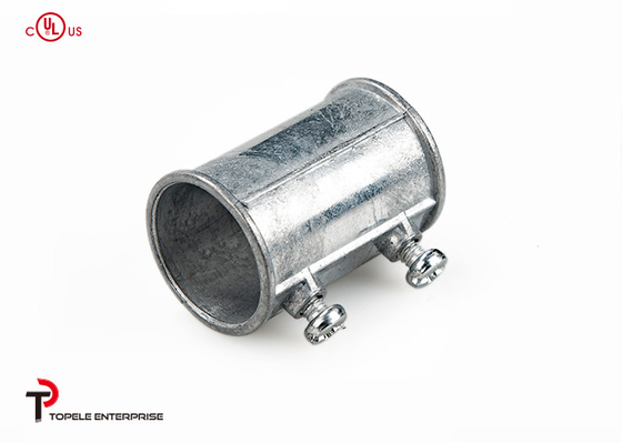 1/2" Fittings Pipa Listrik Galvanis Baja EMT Set Sekrup Kopling Untuk Saluran