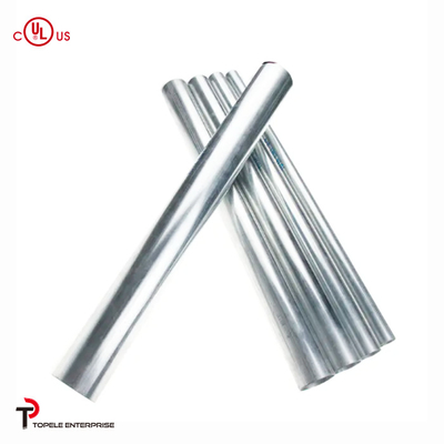 20mm, 25mm Galvanized BS4568 pipa saluran, baja saluran listrik GI tabung