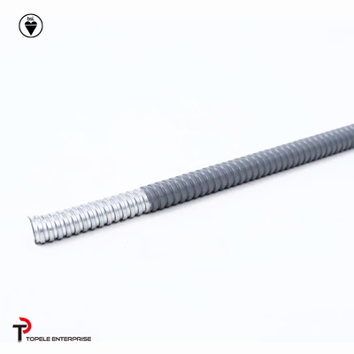 Listrik Galvanis Baja PVC Fleksibel Saluran Dan Fittings Abu-abu