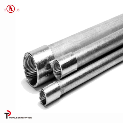 1/2 in IMC Saluran Dan Fittings Galvanis kabel baja Saluran panjang 10 kaki