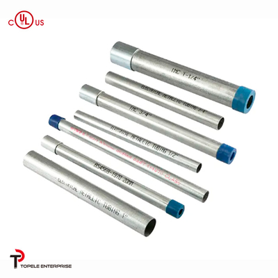 1/2 in IMC Saluran Dan Fittings Galvanis kabel baja Saluran panjang 10 kaki