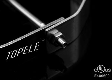 Clamp pipa baja berlapis seng, tugas berat adjustable clevis gantungan ukuran disesuaikan
