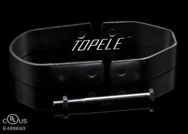 Clamp pipa baja berlapis seng, tugas berat adjustable clevis gantungan ukuran disesuaikan