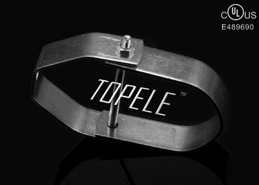 Clamp pipa baja berlapis seng, tugas berat adjustable clevis gantungan ukuran disesuaikan