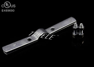 Clamps pipa logam Riser dilapisi seng disesuaikan dengan baut, UL disetujui