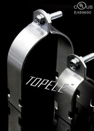 Galvanized Finish Strut Channel Clamps Tipe Universal Dengan Satu Steel Nut / Bolt