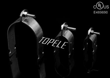 Galvanized Finish Strut Channel Clamps Tipe Universal Dengan Satu Steel Nut / Bolt