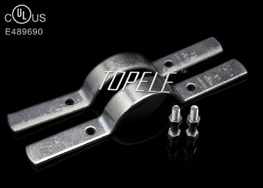 Klem pipa baja berlapis seng / Klem pipa Riser Hitam Dengan Sertifikasi Bolt UL