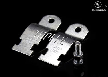 UL Standar Galvanis Steel Pipe Clamps, Stainless Steel Strut Straps Ukuran Disesuaikan