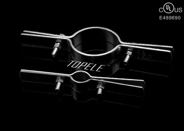 Clamp Riser Pipe Baja Hitam / Clamp Pemegang Pipa Standar UL Dengan Ukuran 1/2 "Hingga 6" Ukuran/Bahan Bangunan Struktur Baja Shor