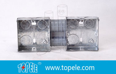 Kotak Listrik / 2-Gang British Standard Metal Conduit Box dengan PVC, Switch Box