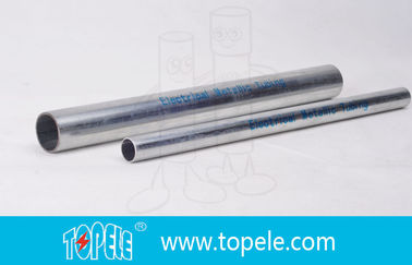 Galvanized Steel EMT Tube / EMT Saluran Dan Fittings Dari 1 / 2 ̊ sampai 4 ̊