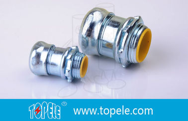 Konektor Kompresi Baja EMT Berkualitas Tinggi / 1/2 "ke 4" Fittings Saluran EMT Listrik