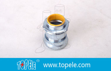 Konektor Kompresi Baja EMT Berkualitas Tinggi / 1/2 "ke 4" Fittings Saluran EMT Listrik