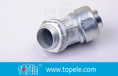 Zinc Plated Malleable Flexible conduit dan Fittings Connector