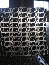 Hot Dip Galvanized Steel Unistrut Channel dengan Sistem Dukungan Saluran Kabel UL