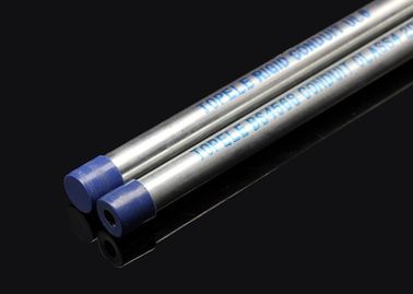BS 4568 / BS 31 Hot Dip Galvanized Metal Conduit Pipe Dengan Ujung dan Tutup yang Diseret