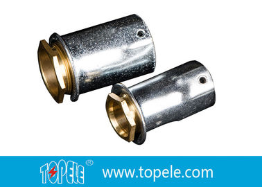 TOPELE 25mm / 32mm BS Saluran Listrik Galvanized Kopling Dengan Kopling Kuning