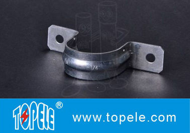 Fittings Saluran EMT, Galvanized Steel / Zinc Plated Dua Lubang EMT Saluran Tali OEM