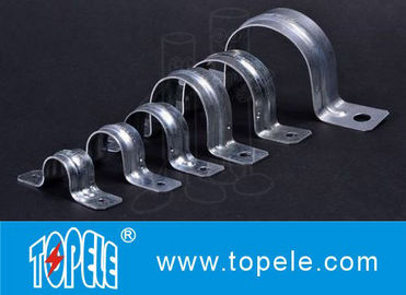 Fittings Saluran EMT, Galvanized Steel / Zinc Plated Dua Lubang EMT Saluran Tali OEM