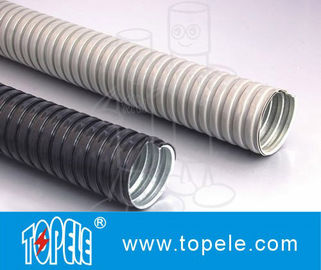 Listrik Galvanis Baja PVC Fleksibel Saluran Dan Fittings Abu-abu
