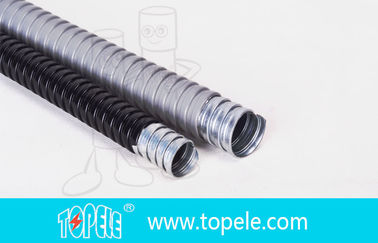 Listrik Galvanis Baja PVC Fleksibel Saluran Dan Fittings Abu-abu