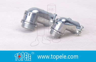 90 derajat Metal Zinc Fleksibel Saluran Dan Fittings Squeeze Angle Konektor