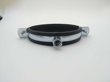 Heavy Duty Pipe Clamp EMT Saluran Dan Fittings Dengan Epdm Karet Dua Sekrup Sisi