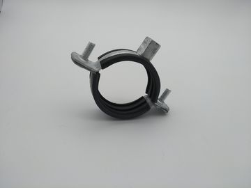 Heavy Duty Pipe Clamp EMT Saluran Dan Fittings Dengan Epdm Karet Dua Sekrup Sisi