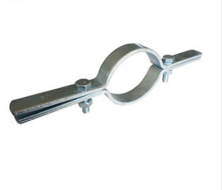 Clamp Riser Pipe Baja Hitam / Clamp Pemegang Pipa Standar UL Dengan Ukuran 1/2 "Hingga 6" Ukuran/Bahan Bangunan Struktur Baja Shor