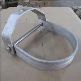 Heavy Duty Galvanized Steel Pipe Clamps Clevis Hanger Dengan Jaminan Lama