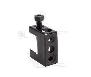 Klem Balok Besi Lemes, Pipe Fitters Galvanized Top Universal Beam Clamps OEM/ Lay In Lugs/ Black Enamel Spring Steel