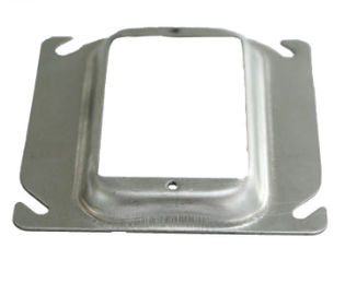 UL Electrical Square Type Steel Conduit Junction Box Cover 0.6mm 0.8mm Ketebalan