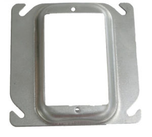 UL Electrical Square Type Steel Conduit Junction Box Cover 0.6mm 0.8mm Ketebalan