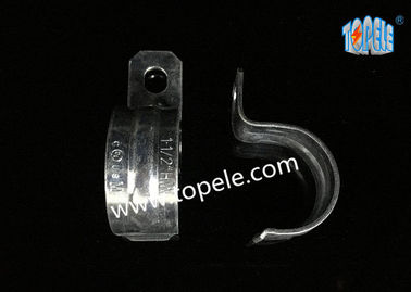 Zinc Plated One Hole Saddle Pipe Clamp/ Straps untuk Saluran EMT