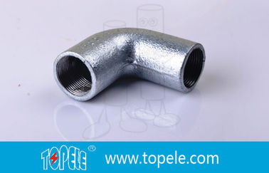 25mm BS4568 Fittings Saluran Baja Lempeng Padat 90 derajat Pipe Bent