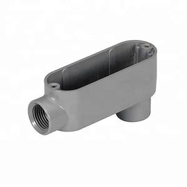Indoor / Outdoor T Type 4 Inch Rigid Conduit Body Aluminium berujung