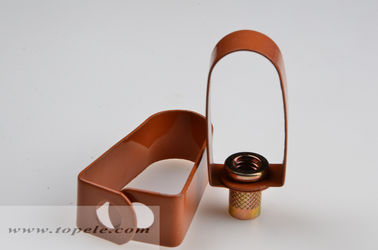 Tembaga Epoxy Lapisan Steel Pipe Clamps Swivel Loop Hanger / Swivel Ring
