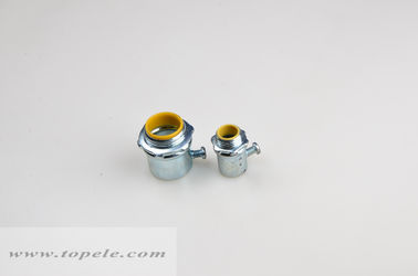 Saluran EMT Baja Indoor Dan Fittings Konektor EMT Dengan Gasket Kuning