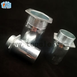 Sertifikat ISO 20mm 25mm EMT Steel Conduit Connector Untuk Connect Box And Conduit