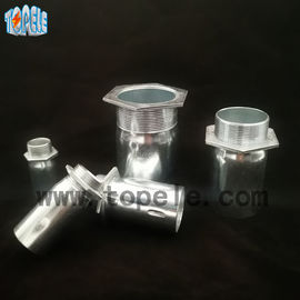BSCC EMT Konduktor Konektor Konduktor Kekuatan Fittings Baja / Zinc Plated Material