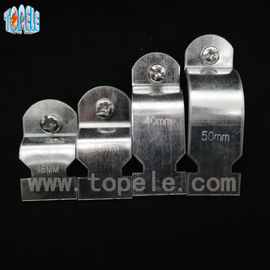 RC Clamp Galvanized GI Steel Conduit Strut Clamp / Conduit Clip Fit 35mm * 19mm Unistrut